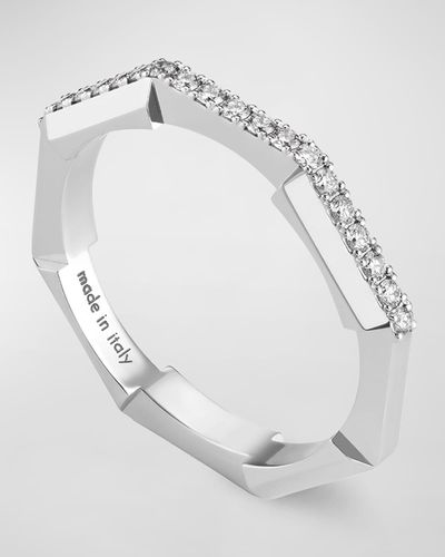 Gucci Link To Love Diamond Ring - Gray