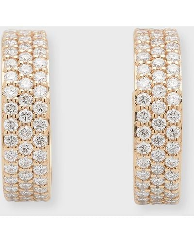 Lana Jewelry Flawless 15mm Diamond Vanity Huggies - Metallic