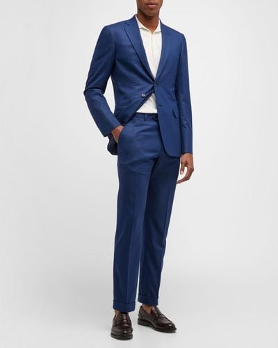 Brioni Virgin Wool Two-Piece Suit - Blue