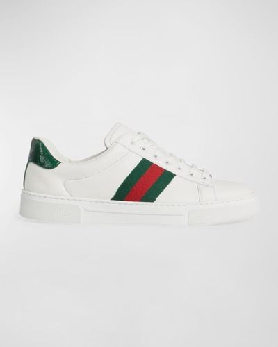 Gucci Mac80 Leather Low-top Sneakers - Multicolor