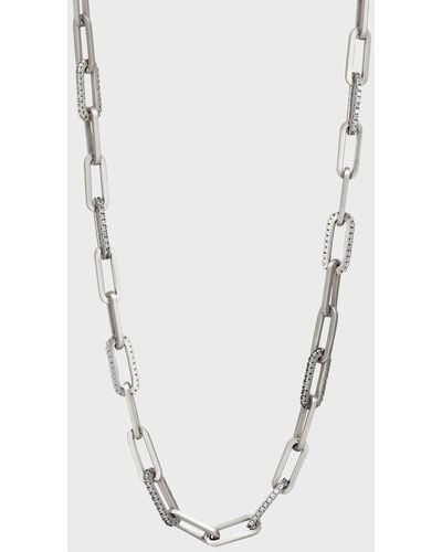 Freida Rothman Coastal Chain Layering Link Necklace - Metallic