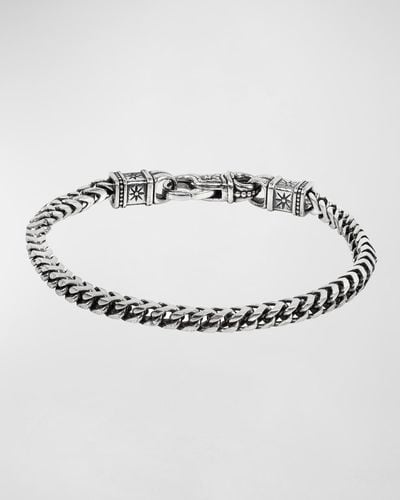 Konstantino Sterling Silver Chain Link Bracelet, Size M - Metallic