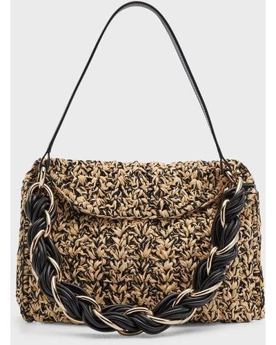 Proenza Schouler Braid Crochet Shoulder Bag - Metallic