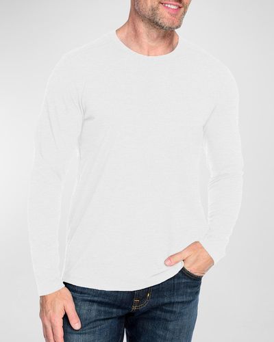 Fisher + Baker Mission Heathered Performance T-Shirt - White