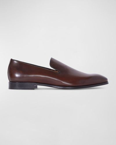 Paul Stuart Harris Calf Leather Loafers - Brown