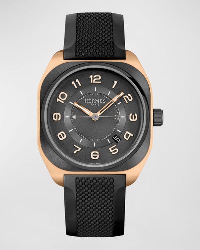 Hermès H08 La Matiere Du Temps Watch, 42 Mm - Gray