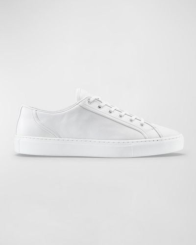 KOIO Torino Leather Low-Top Sneakers - White