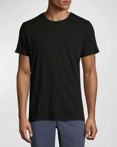 ATM Slub Jersey Crewneck T-shirt - Black