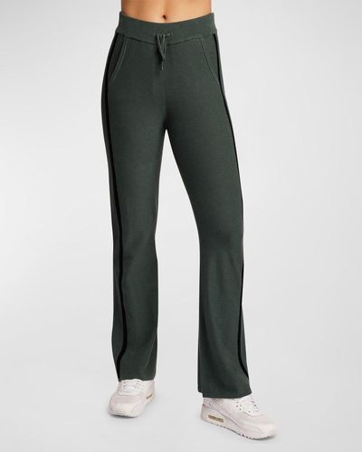 BLANC NOIR Portola Rib-Knit Drawstring Pants - Gray