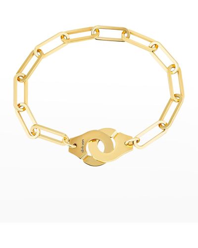 Dinh Van Yellow Gold Menottes R15 Extra-large Bracelet - Metallic