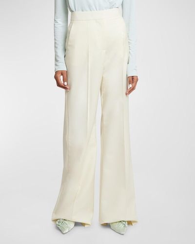 Givenchy Lined Relaxed Wide-Leg Pants - White