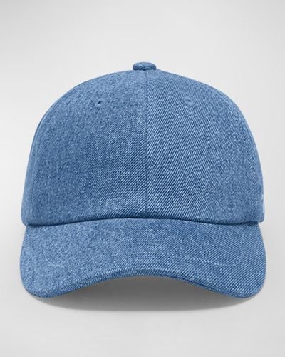 Jacquemus La Casquette Denim Baseball Hat - Blue