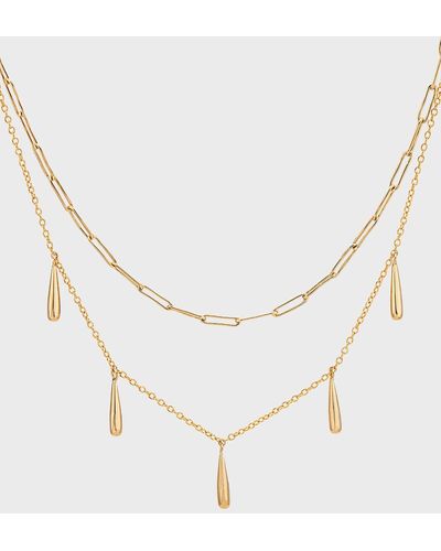 Soko Dash Layered Necklace - Natural