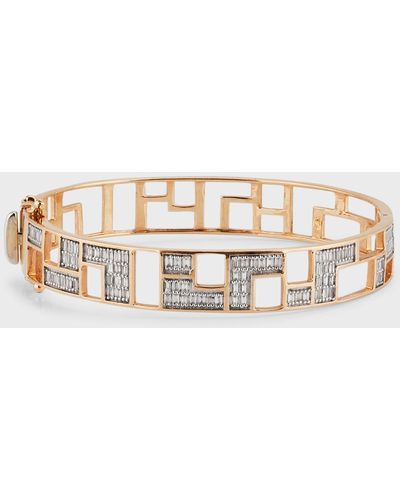 BeeGoddess Mondrian Diamond Bracelet - White