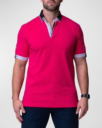 Maceoo Mozart Polo Shirt - Pink