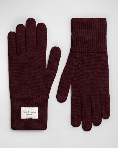 Rag & Bone Addison Gloves - Purple