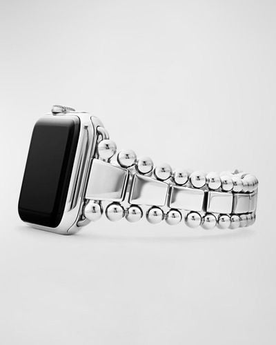 Lagos Smart Caviar Apple Watch Bracelet, 42Mm-49Mm - Metallic