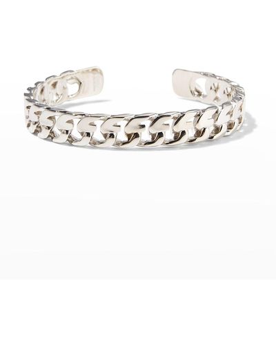 Givenchy G Chain Small Bangle Bracelet - White