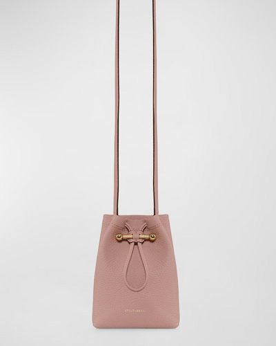 Strathberry Osette Pouch Drawstring Crossbody Bag - Pink
