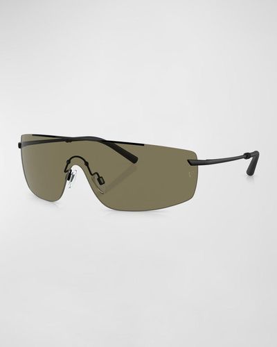 Oliver Peoples R-5 Metal Shield Sunglasses - Multicolor