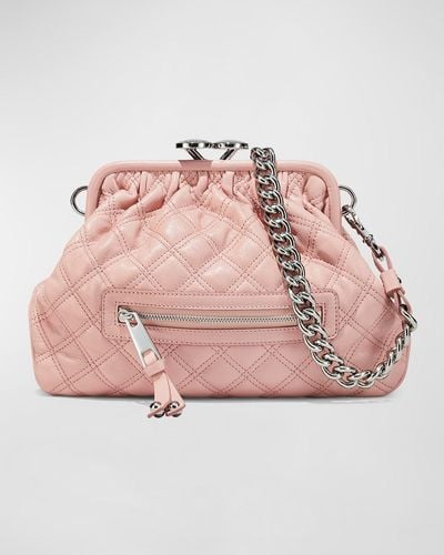 Marc Jacobs Re-Edition Quilted Leather Little Stam Bag - Pink