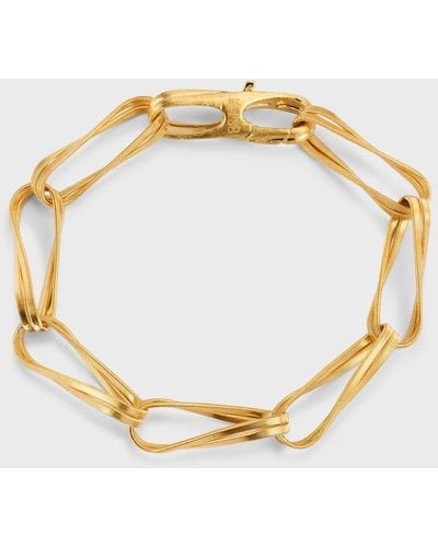 Marco Bicego 18k Yellow Gold Marrakech Onde Double Link Bracelet - Metallic