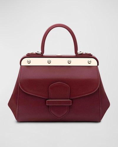 Franzi Margherita Calf Leather Crossbody Bag - Red
