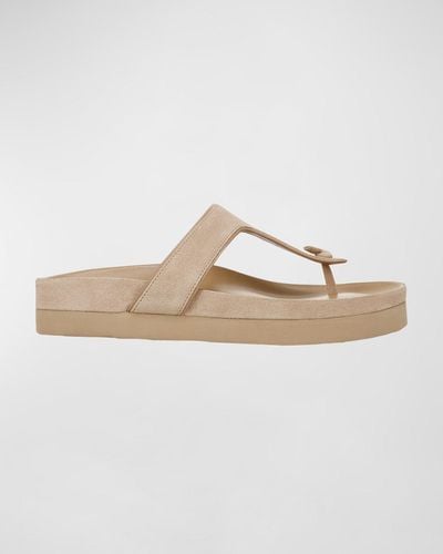 Vince Frankie Leather Sandals - White
