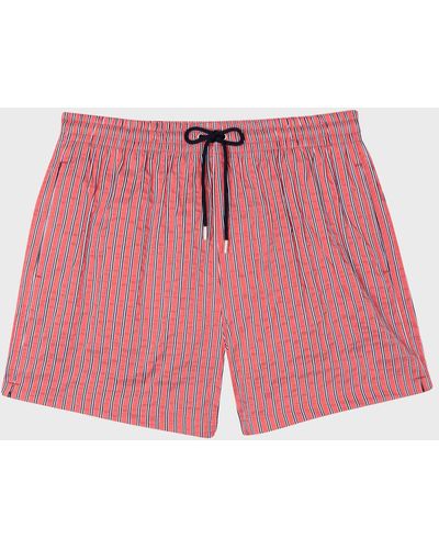 Paul Smith Seersucker Swim Shorts - Pink
