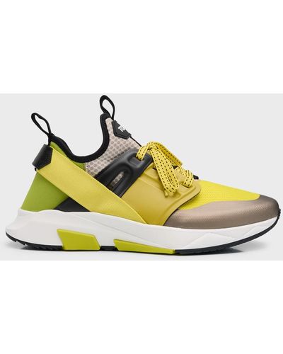 Tom Ford Jago Low-Top Sneakers - Yellow