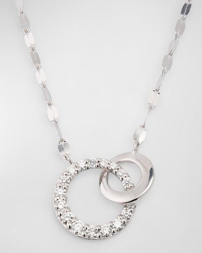 Lana Jewelry Flawless Interlocking Cusp Necklace - White
