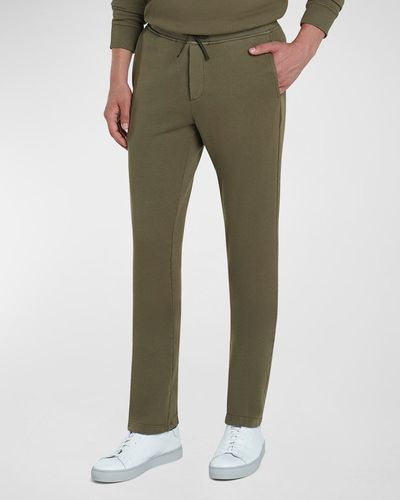 Bugatchi Comfort Drawstring Pants - Green