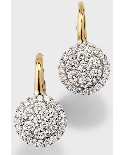 Frederic Sage Small Round Firenze Ii Diamond Cluster Earrings - White