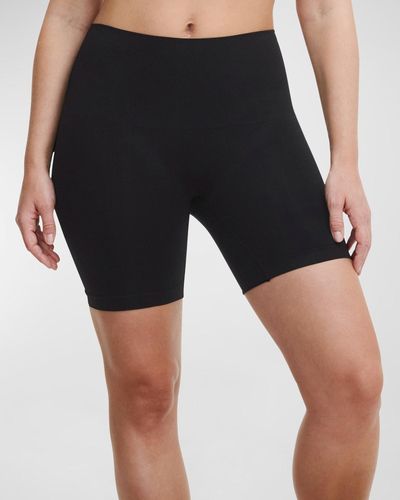 Chantelle Smooth Comfort Mid-Thigh Shaping Shorts - Black