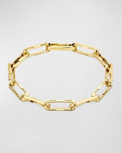Gucci Link To Love Bracelet In 18k Yellow Gold - Metallic