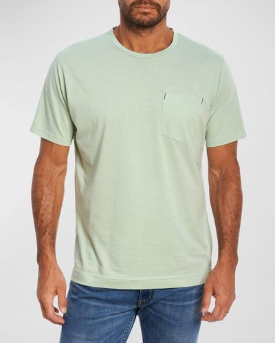 Robert Graham Myles Pima Cotton T-Shirt - Green