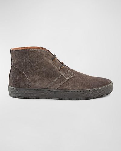 Frye Astor Sneaker-sole Leather Chukka Boots - Brown