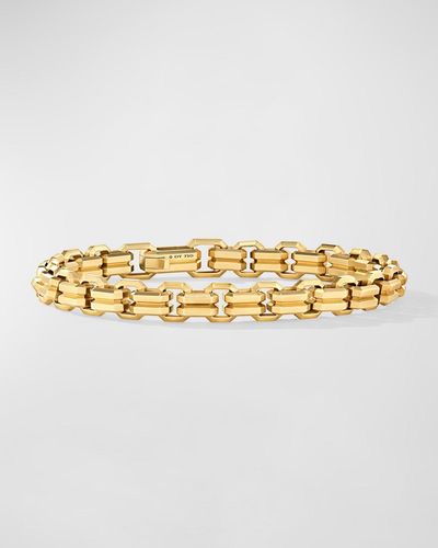 David Yurman Streamline Double Heirloom Link Bracelet In 18k Gold, 8mm - Metallic