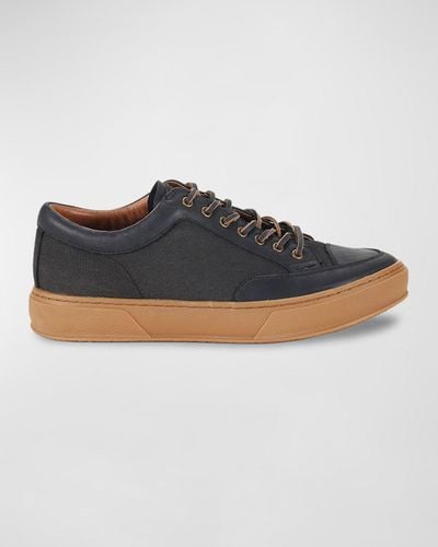 Frye Hoyt Low-top Lace-up Sneakers - Blue