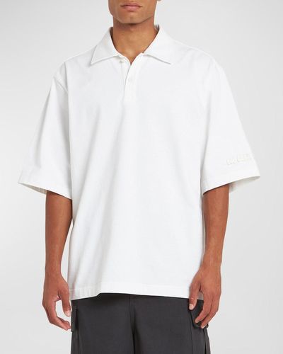 Marni Oversized Polo Shirt - White