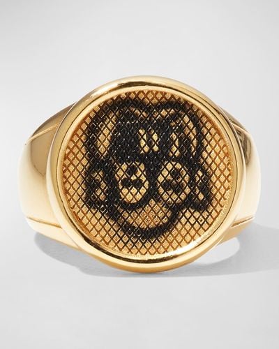 Givenchy X Chito Finesse Pup Signet Ring - Metallic