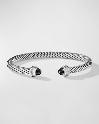 David Yurman Cable Classics Bracelet With Diamonds - Metallic