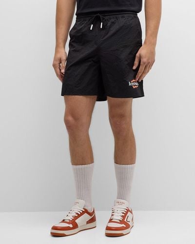 ICECREAM Trademark Drawstring Shorts - Black