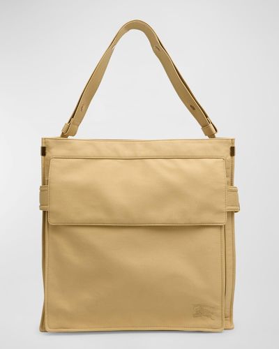Burberry Trench Fabric Tote Bag - Natural