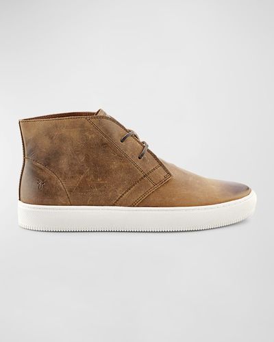 Frye Astor Leather Chukka Boots - Brown