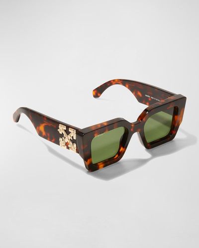 Off-White c/o Virgil Abloh Catalina Square Tortoiseshell Sunglasses - Multicolor