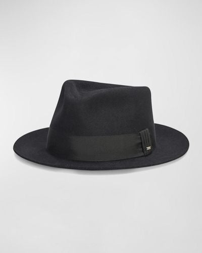 Saint Laurent Felt Fedora Hat - Black
