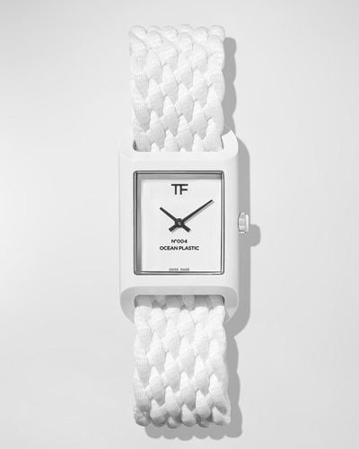 Tom Ford Tom Ford 004 Ocean Plastic Watch - White