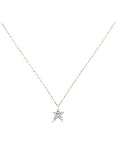 Kismet by Milka Struck Star 14k Pendant Necklace - Metallic