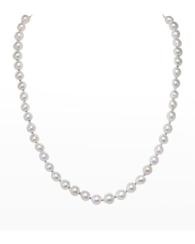 Margo Morrison Petite Baroque Pearl Necklace, 7-8 Mm, 18"L - White